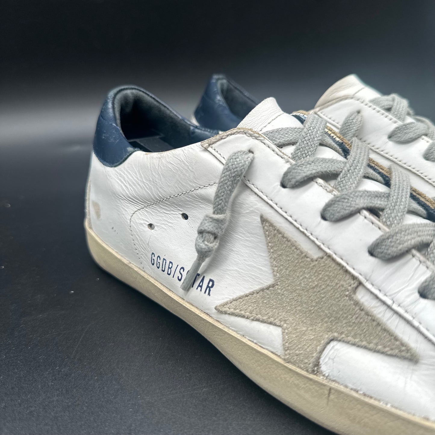 Golden Goose Superstar - Blanc Beige Bleu C1225