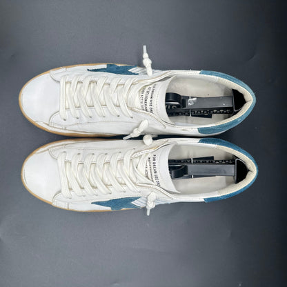 Golden Goose Superstar - Blanc Bleu K33