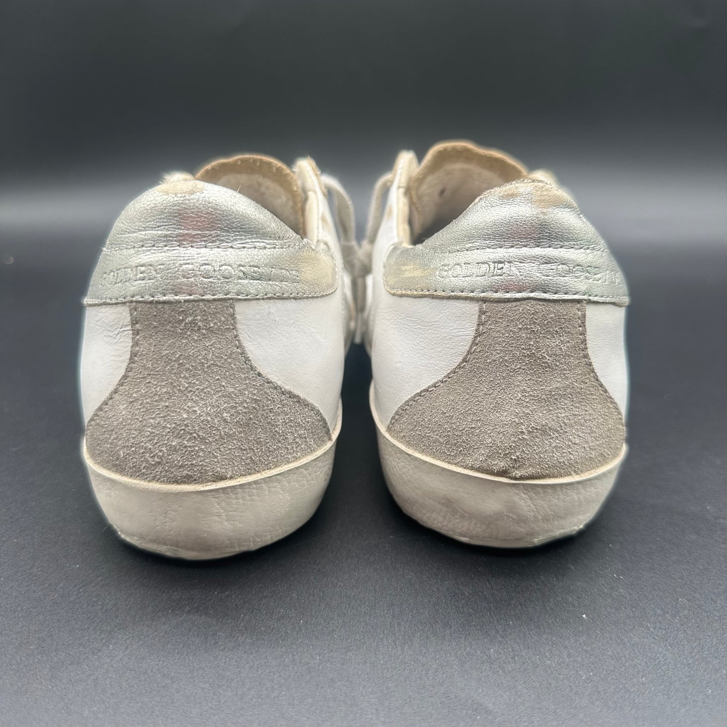 Golden Goose Superstar - Blanc Argent C1165