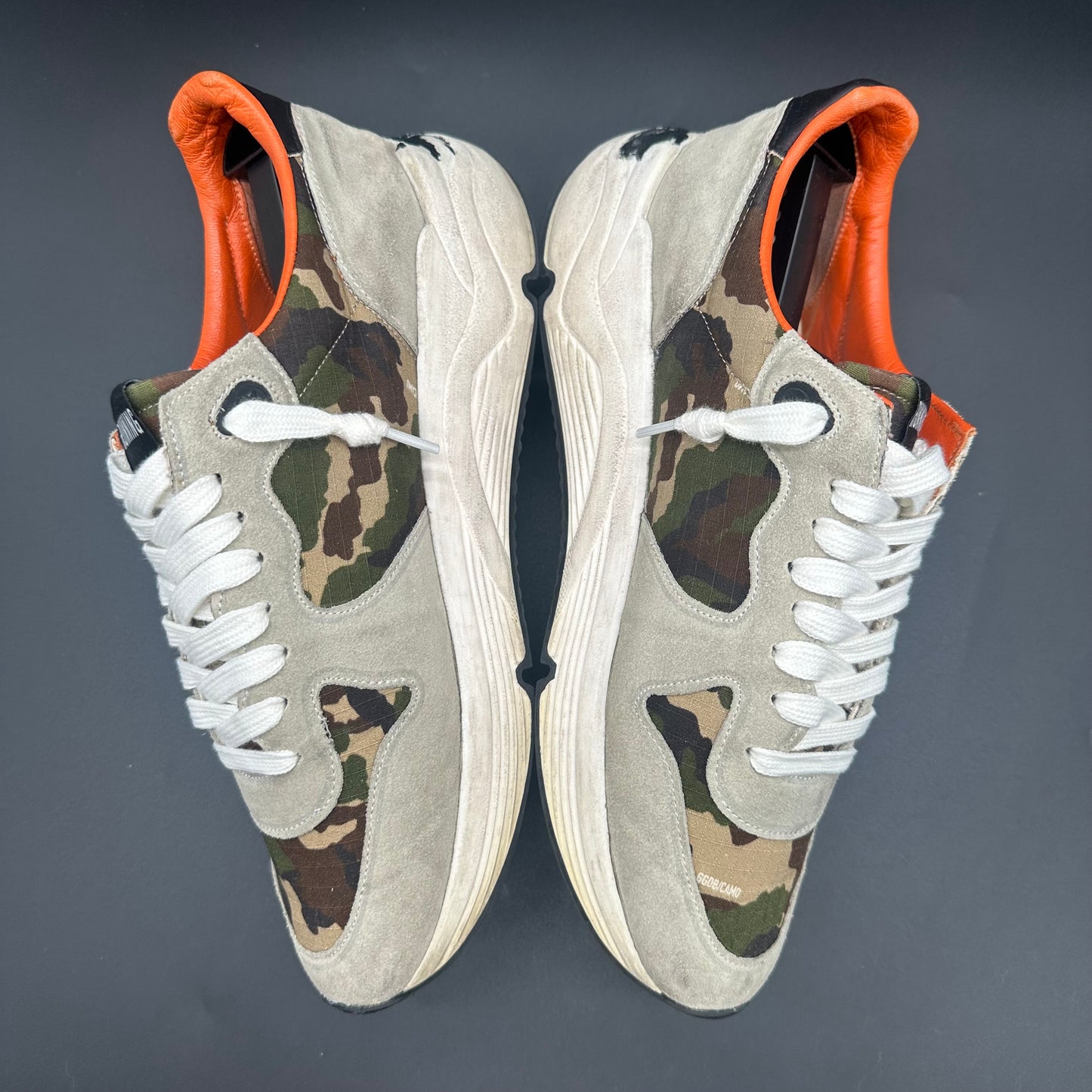 Golden Goose Running - Beige Noir Orange Militaire C1207