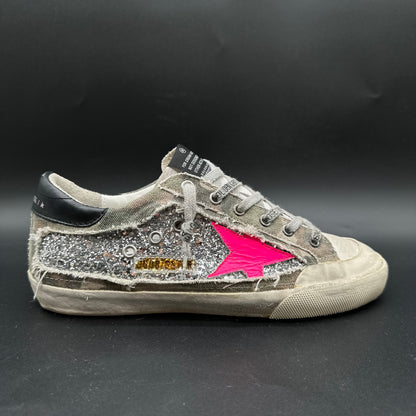 Golden Goose Superstar - Beige Noir Rose Argent Paillettes C1441