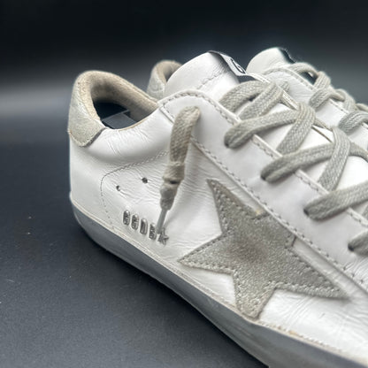 Golden Goose Superstar - Blanc Argent C1429