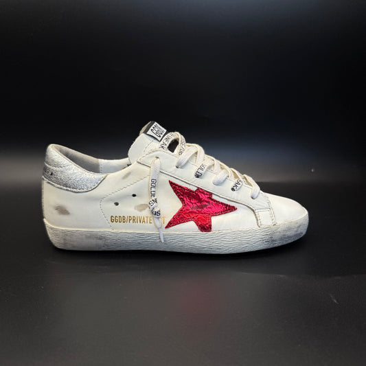 Golden Goose Superstar -Rouge/Blanc◼️
