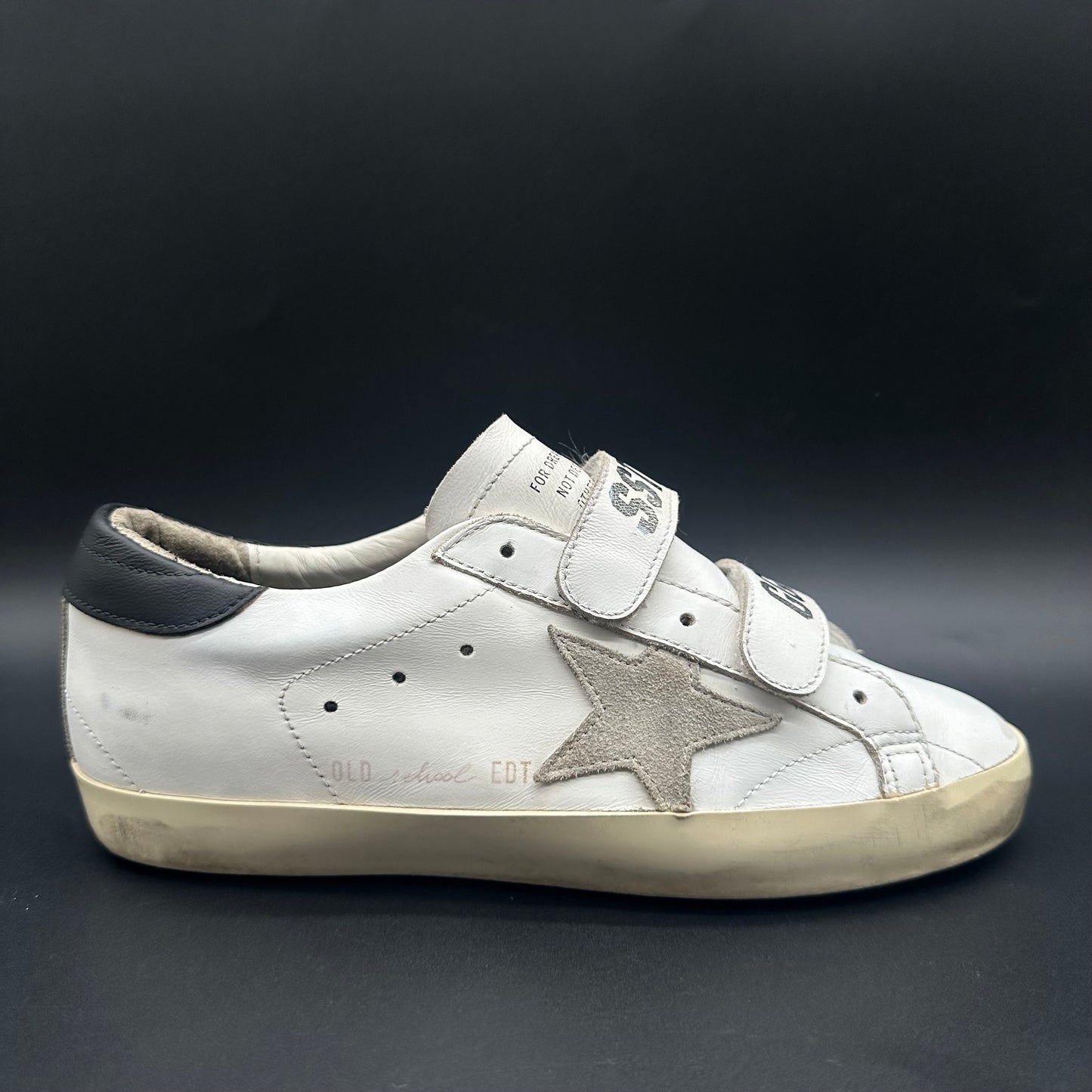 Golden Goose Old-School - Blanc Noir Beige C1295