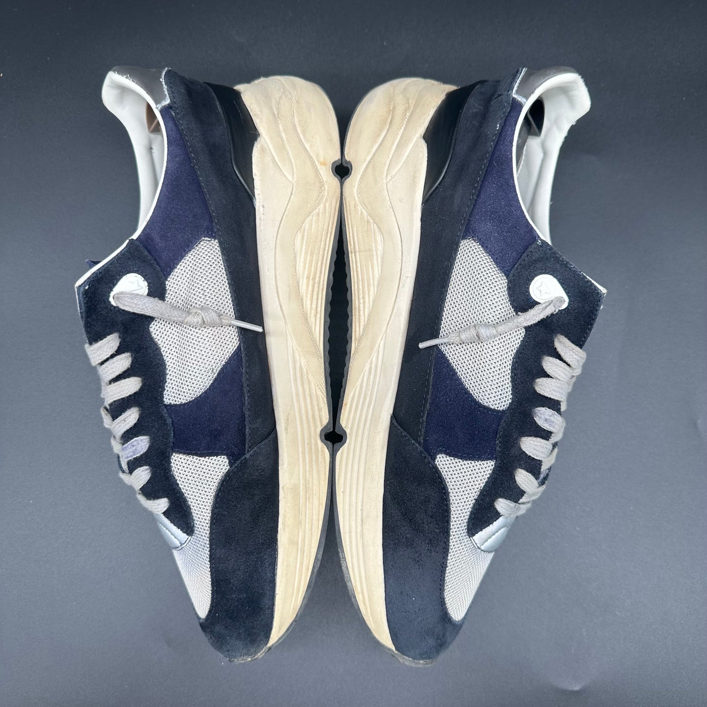Golden Goose Running - Bleu Gris C1216