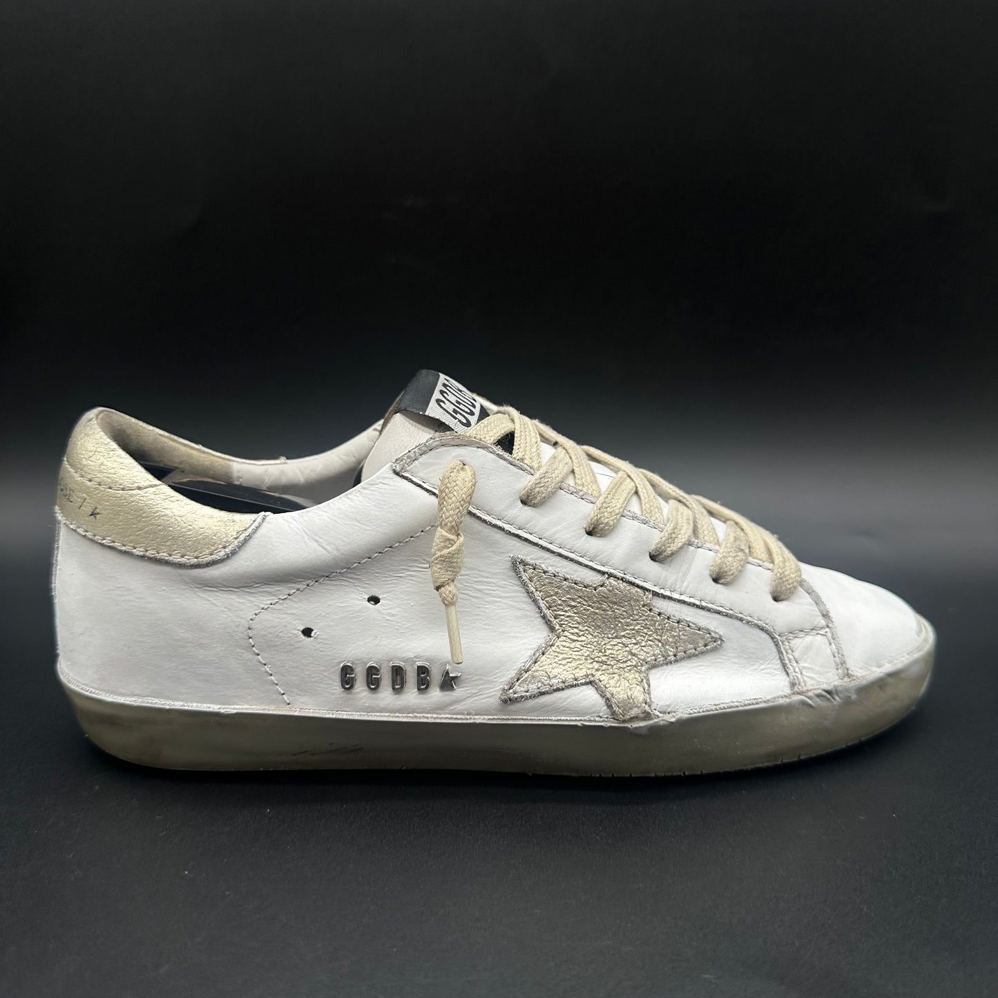 Golden Goose Superstar - Blanc Or J024