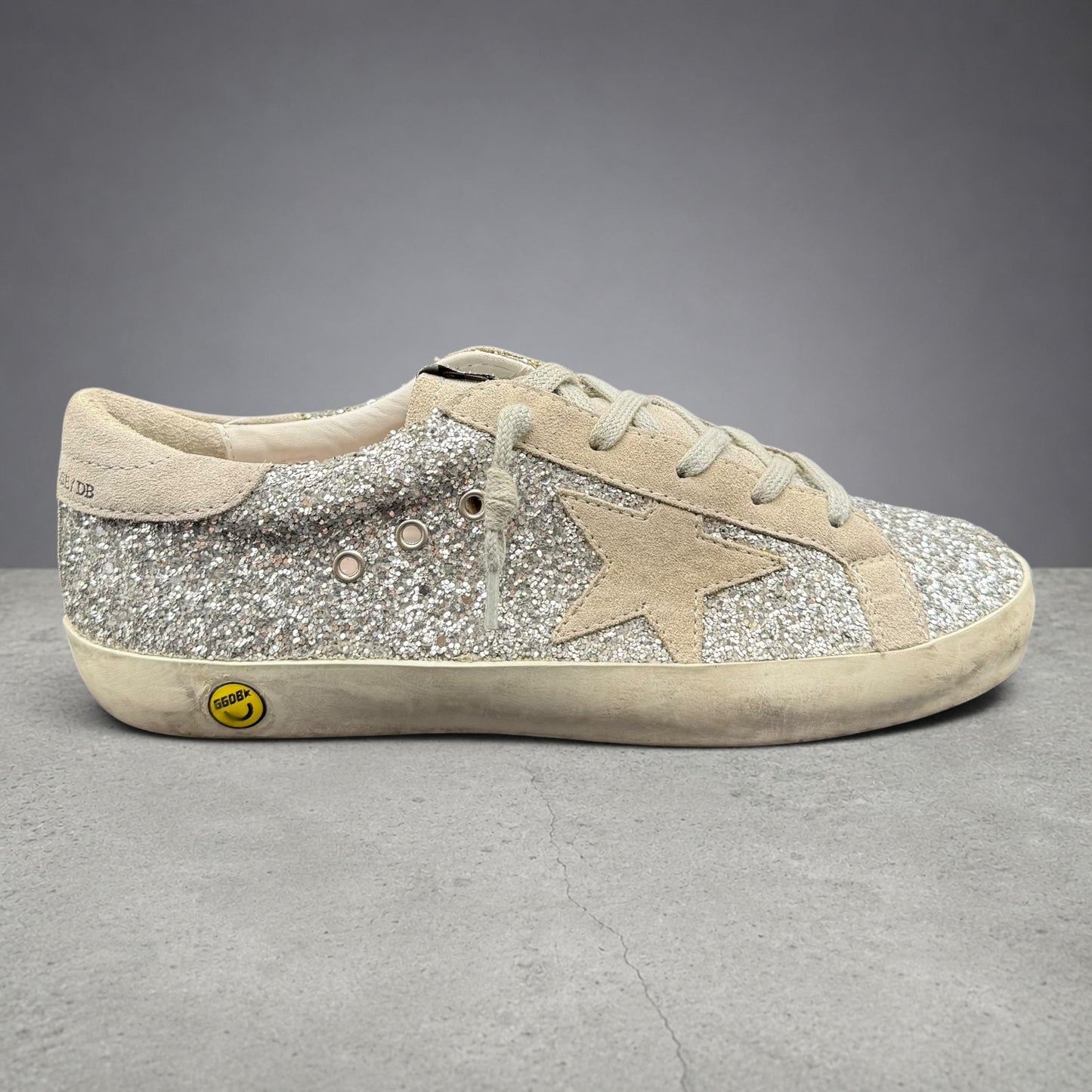 Golden Goose Superstar - Paillette Argent C1267