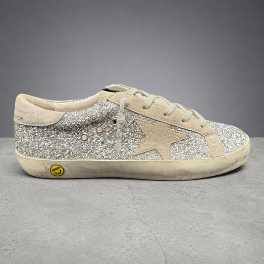 Golden Goose Superstar - Paillette Argent C1267