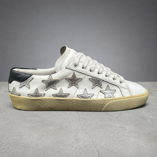 Saint Laurent Court - Blanc Noir Argent C1206