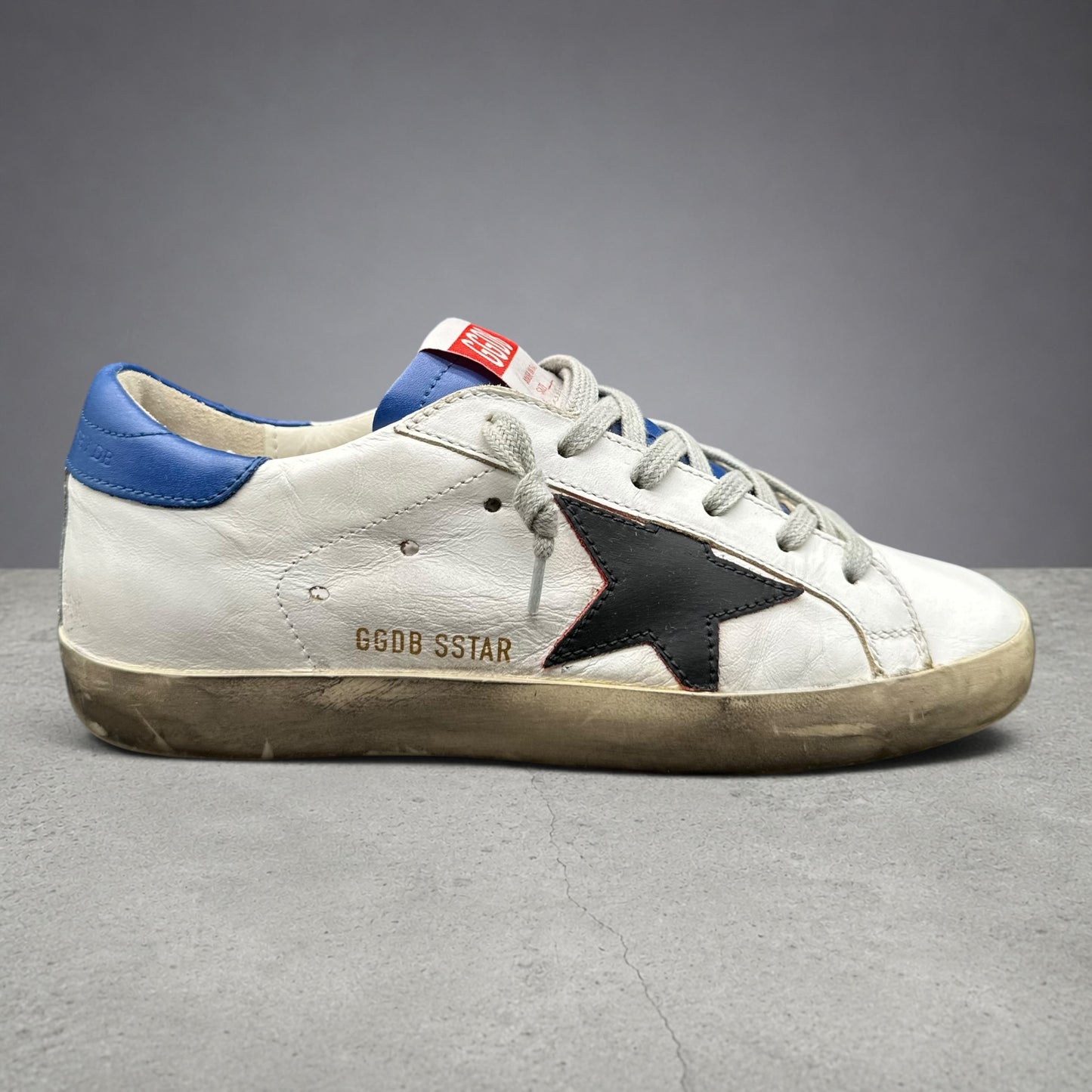 Golden Goose Superstar - Blanc Bleu Noir C1428