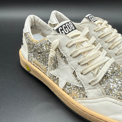 Golden Goose Ballstar - Blanc Paillettes C1112