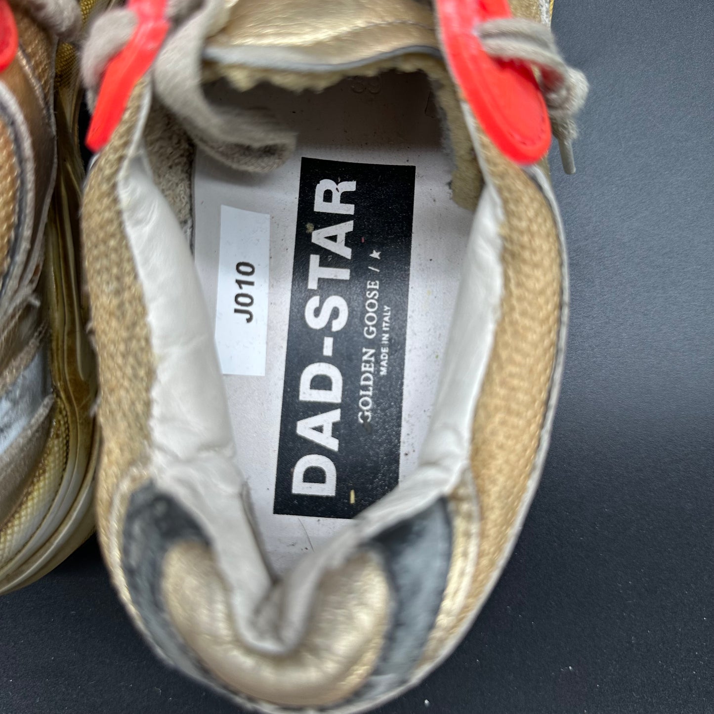 Golden Goose Dad-Star - Or Gris Rouge J010