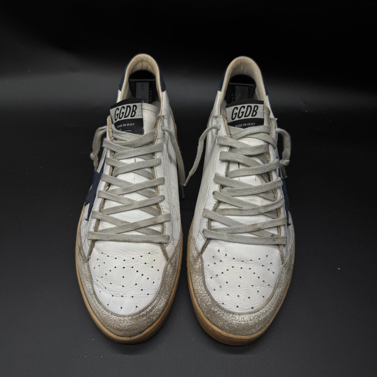 Golden Goose BallStar - Blanc/ Bleu ▫️