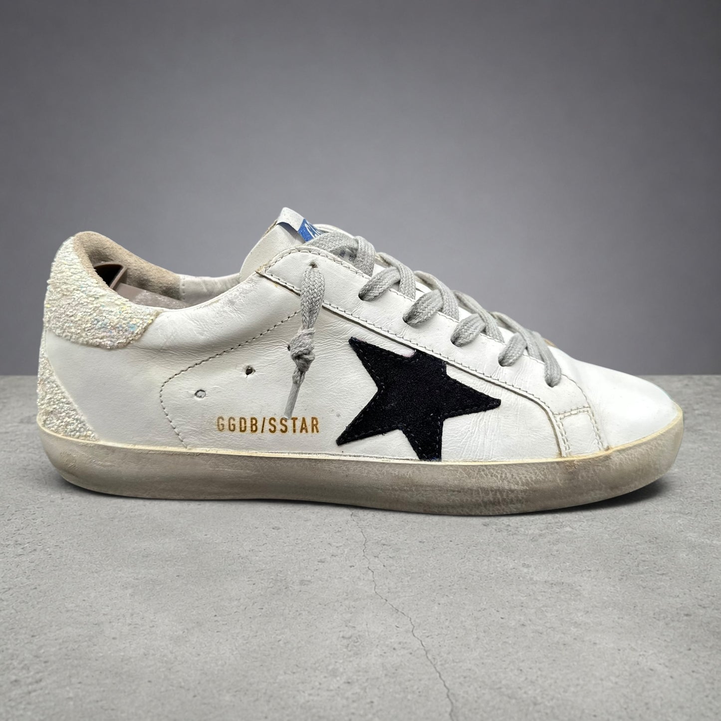 Golden Goose Superstar - Noir Blanc Paillettes C1410