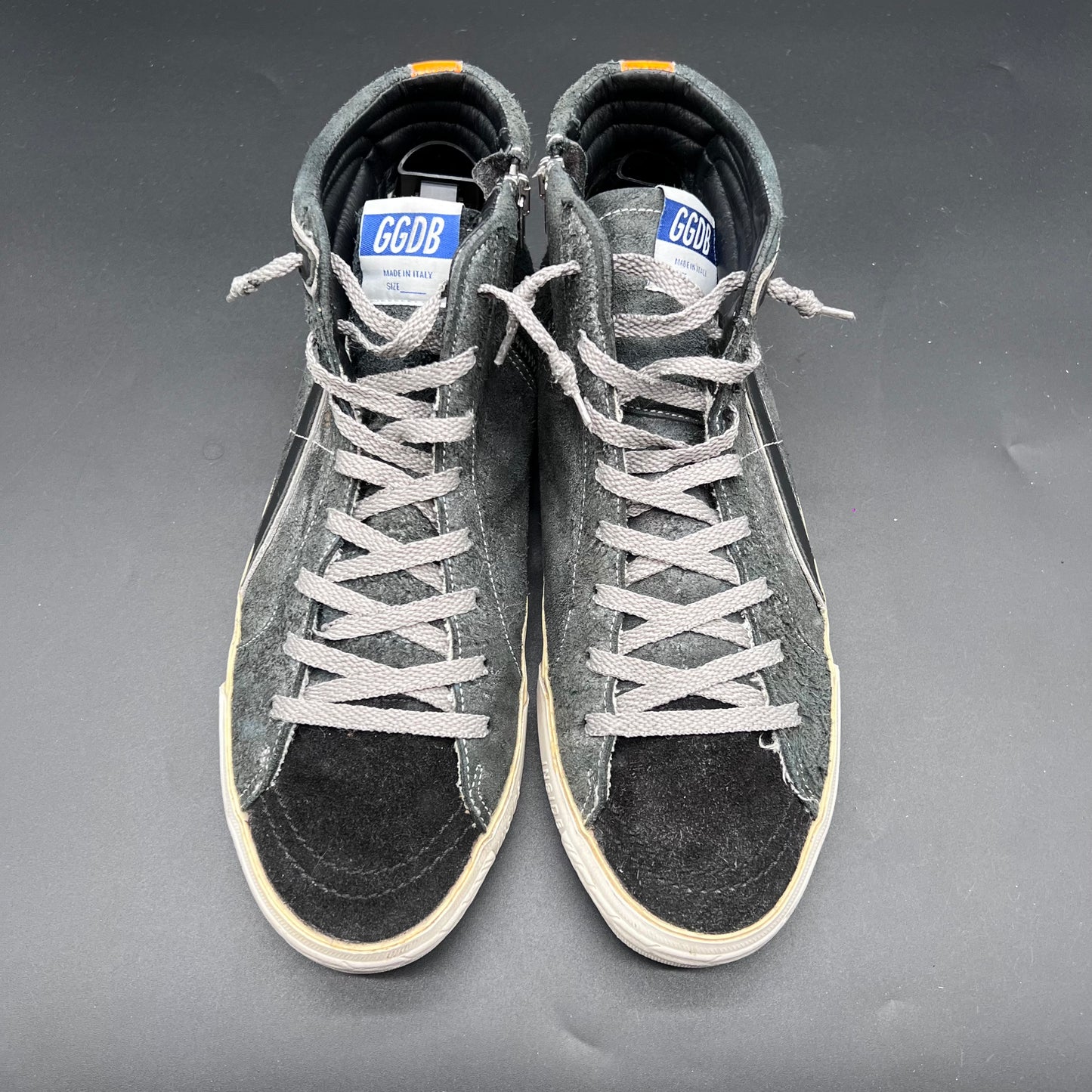 Golden Goose Slide - Noir Gris Blanc Orange K16
