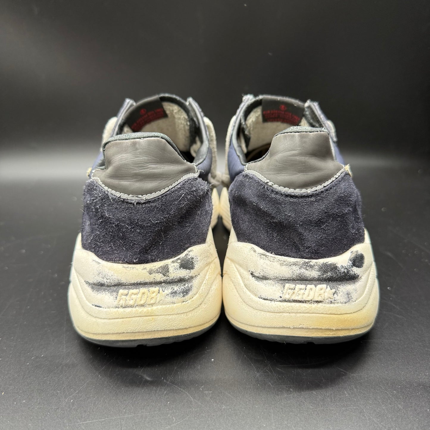Golden Goose Running - Bleu Marine Beige