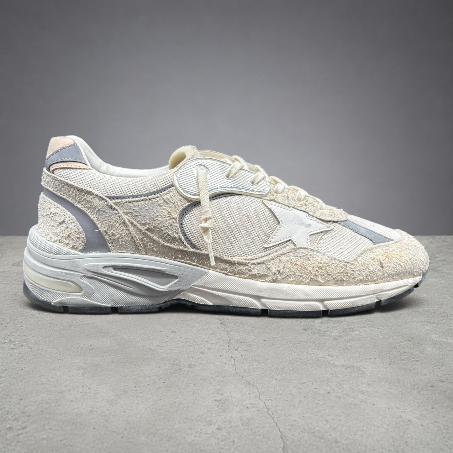 Golden Goose Dad-Star - Gris Beige C1318