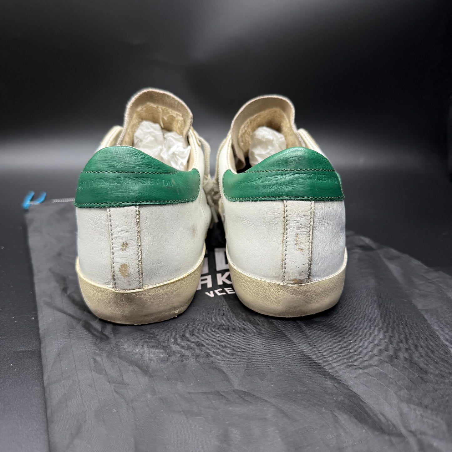 Golden Goose Superstar - Blanc/Vert◾️