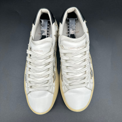 Saint Laurent Court - Blanc Noir Argent C1206