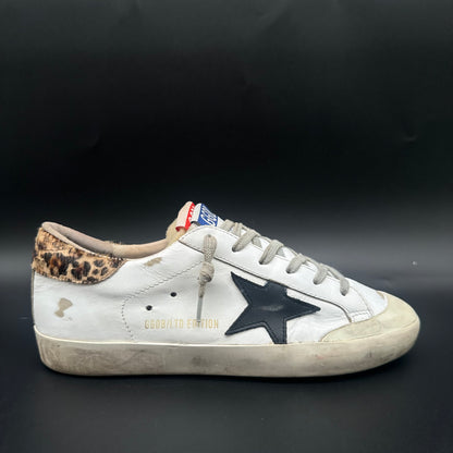 Golden Goose Superstar - Blanc Noir Léopard C1188