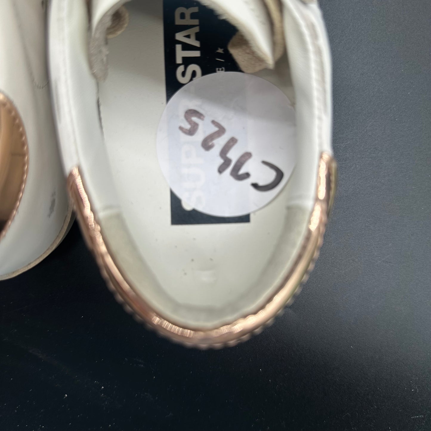 Golden Goose Superstar - Blanc Rose gold C1425