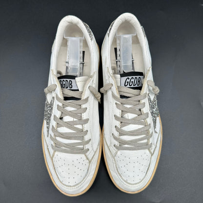 Golden Goose Ballstar - Blanc Argent Paillettes C1289