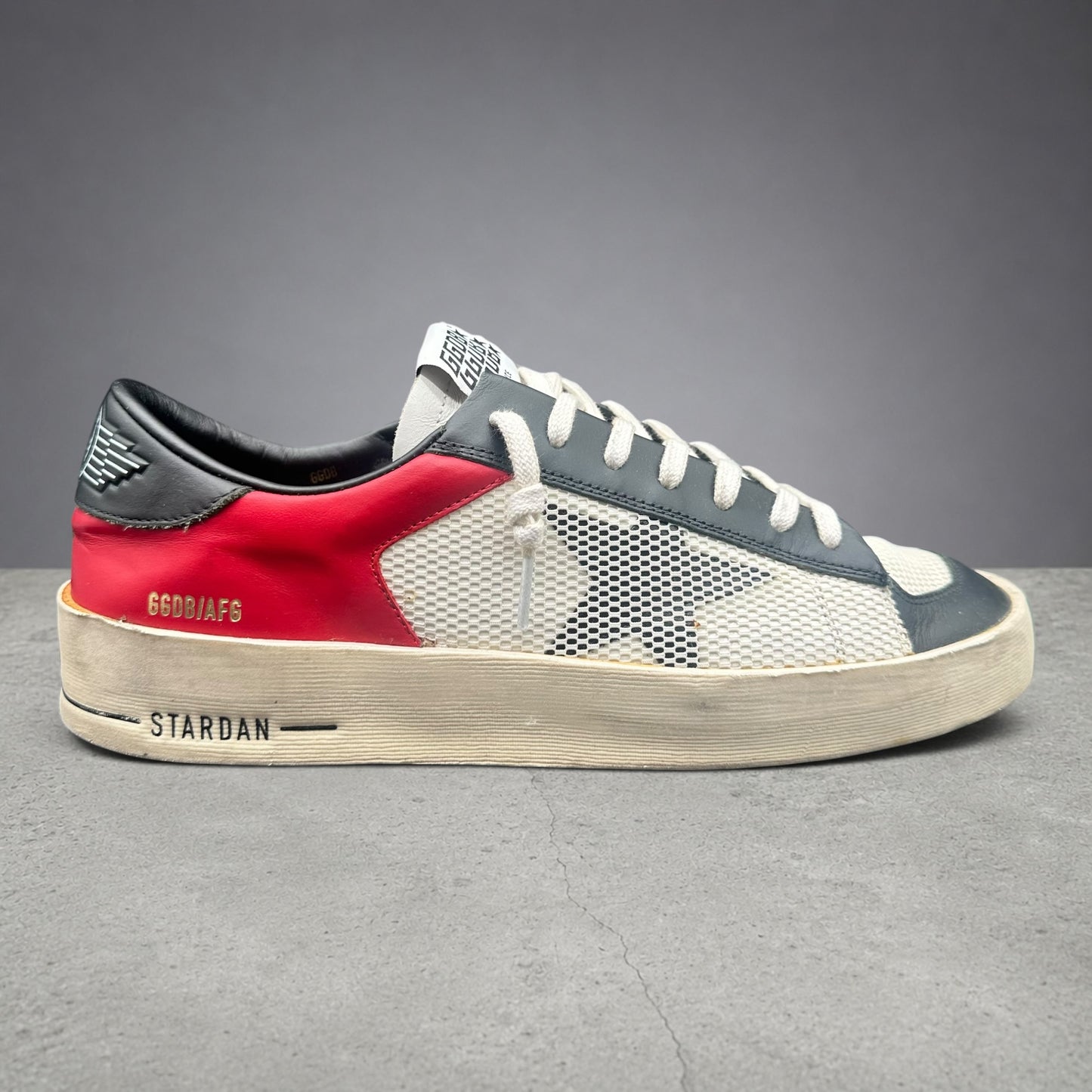 Golden Goose Stardan - Blanc Noir Rouge C1366
