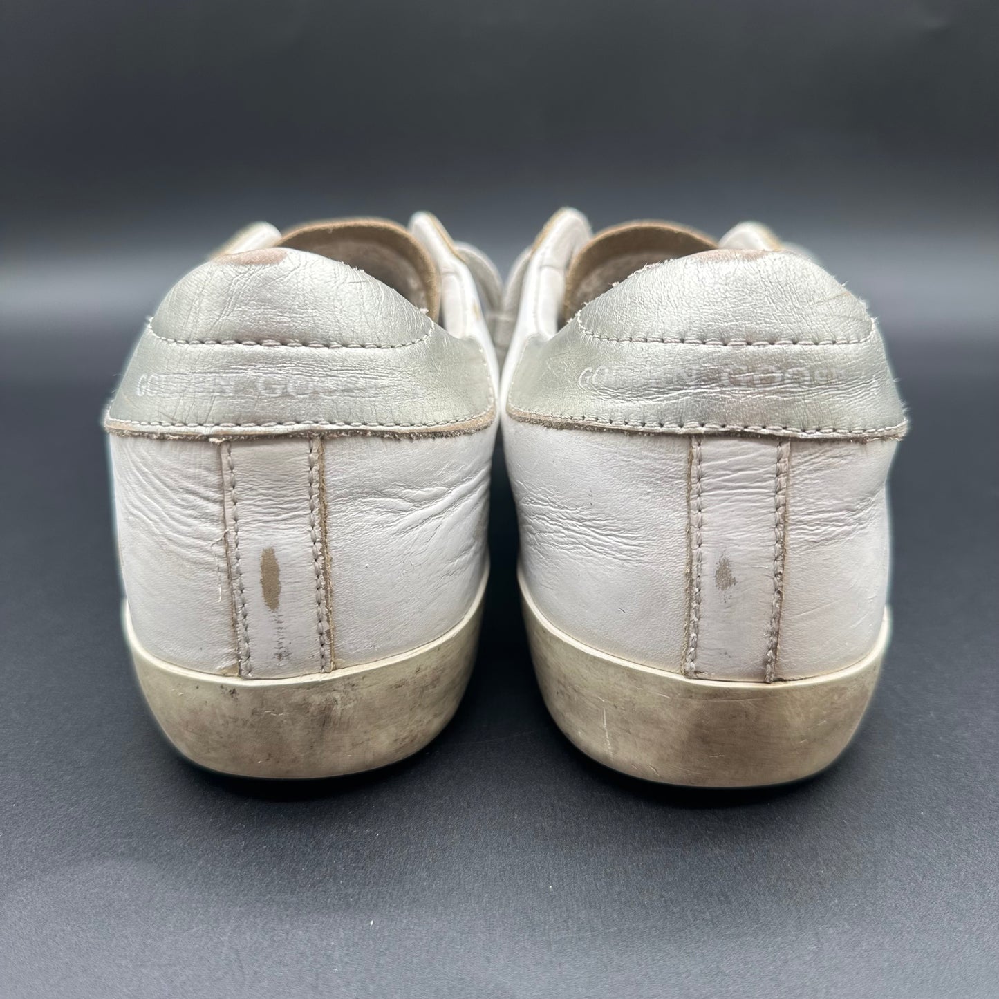 Golden Goose Superstar - Blanc Argent Or Paillettes P438