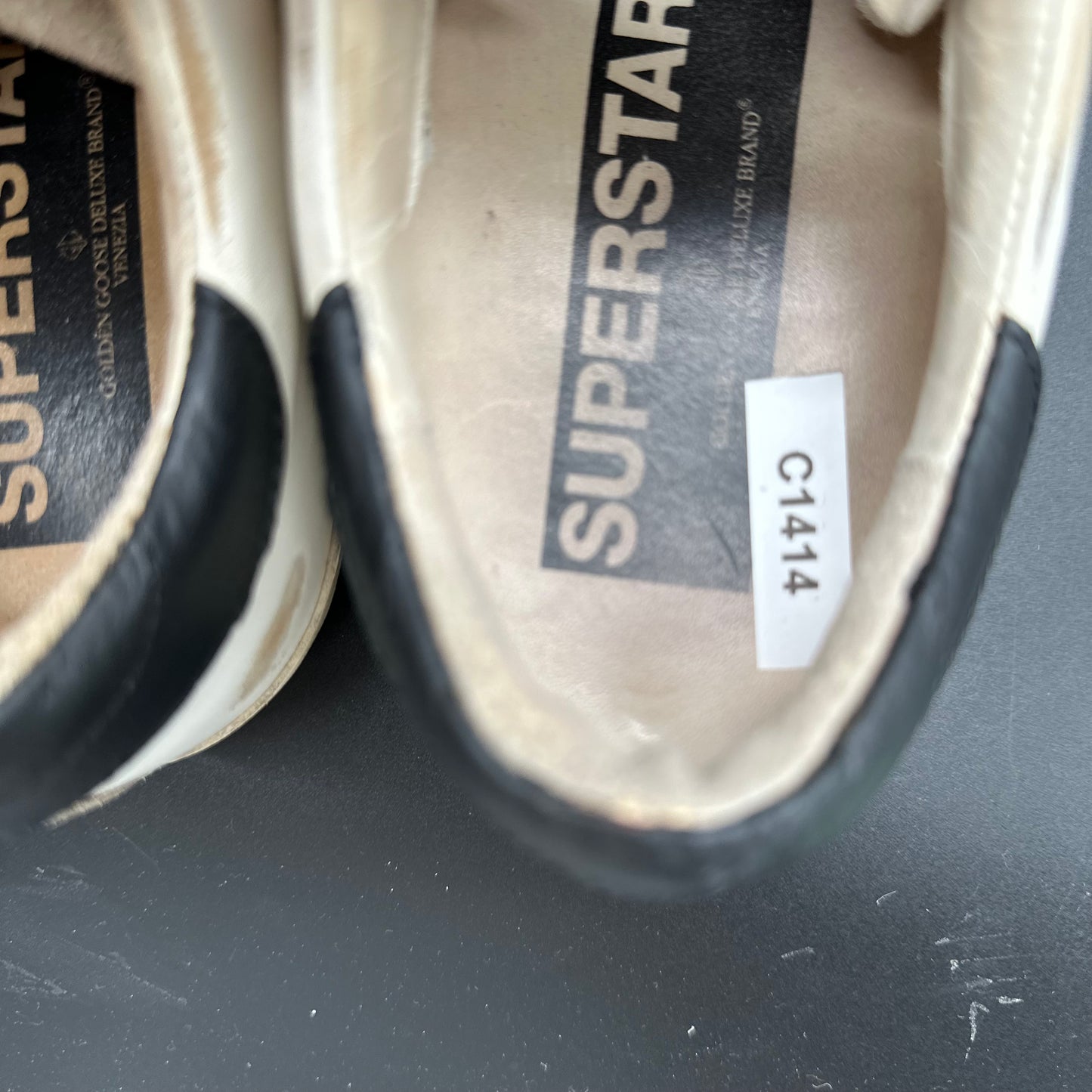 Golden Goose Superstar - Blanc Noir C1414