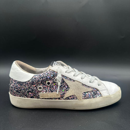 Golden Goose Superstar - Blanc Beige Paillettes K15