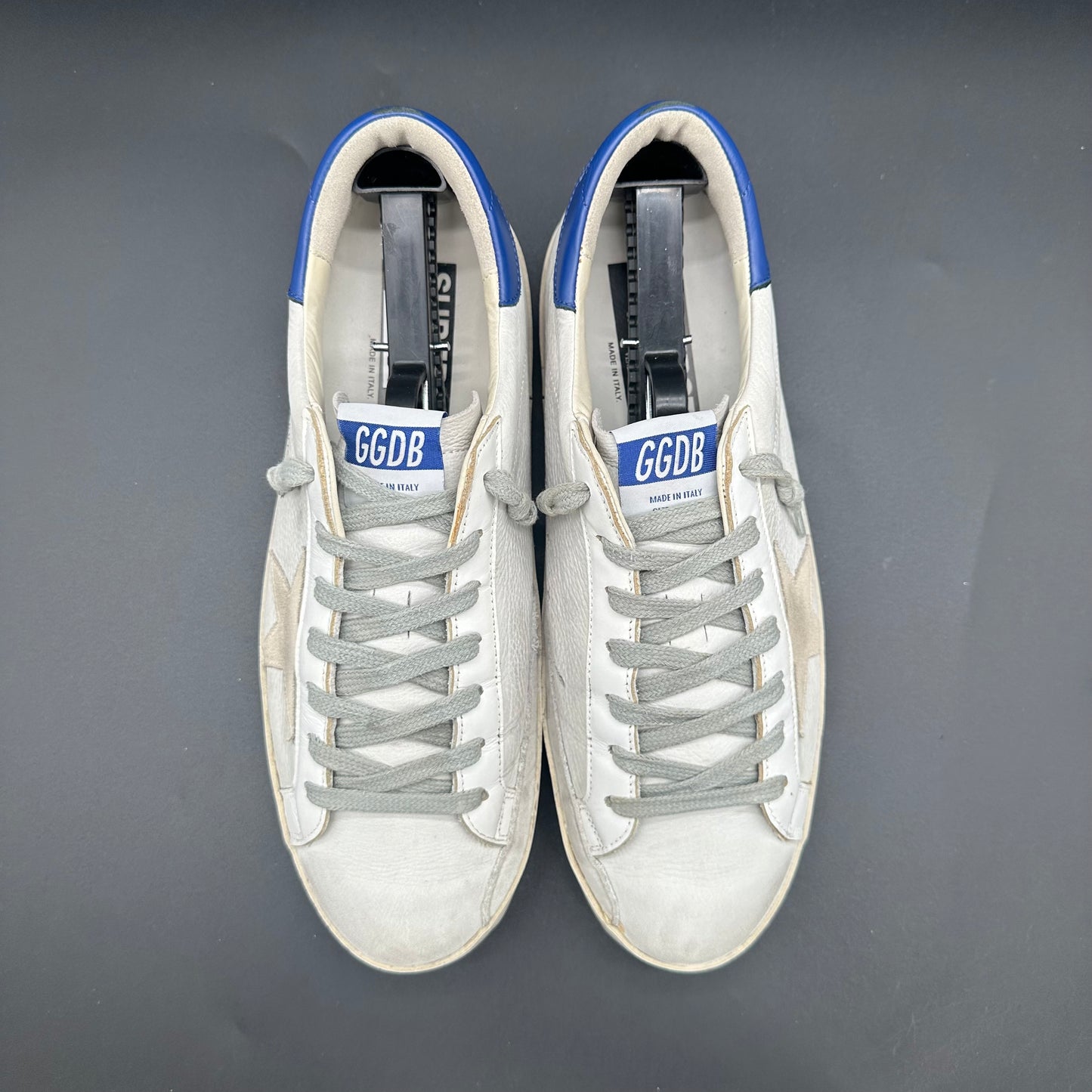Golden Goose Superstar - Blanc Beige Bleu C1456