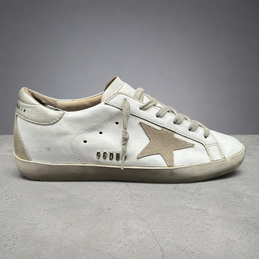 Golden Goose Superstar - Blanc Beige Or J019
