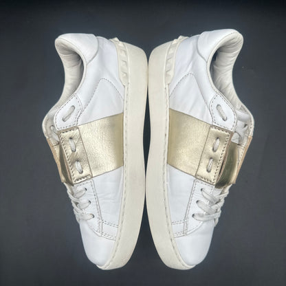 Valentino Open - Blanc Or C1431