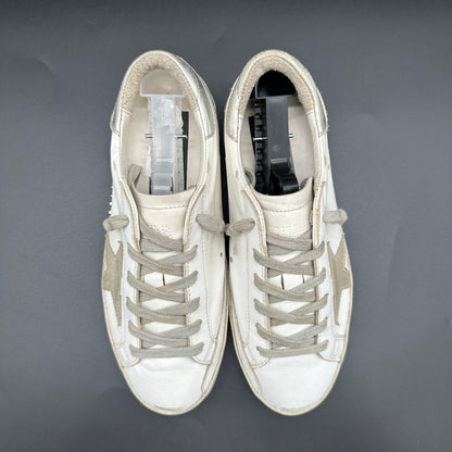 Golden Goose Superstar - Blanc Argent C985