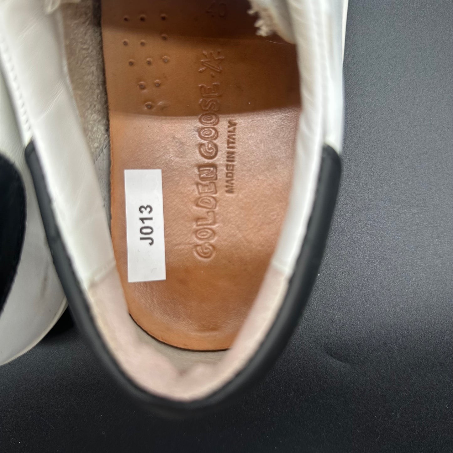 Golden Goose Old-School - Blanc Noir Rose J013
