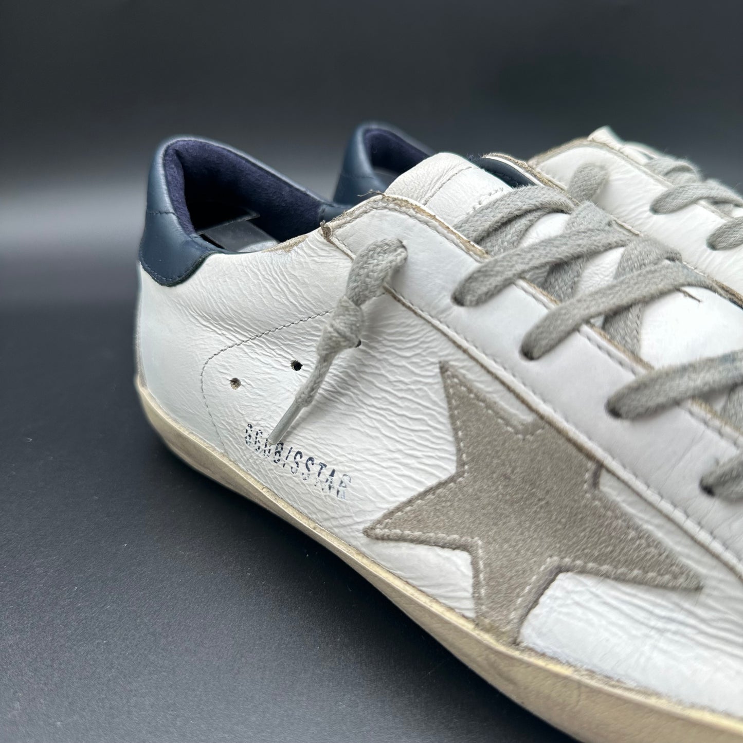 Golden Goose Superstar - Blanc Bleu Beige C1368