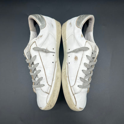 Golden Goose Superstar - Blanc Argent Or Paillettes P438