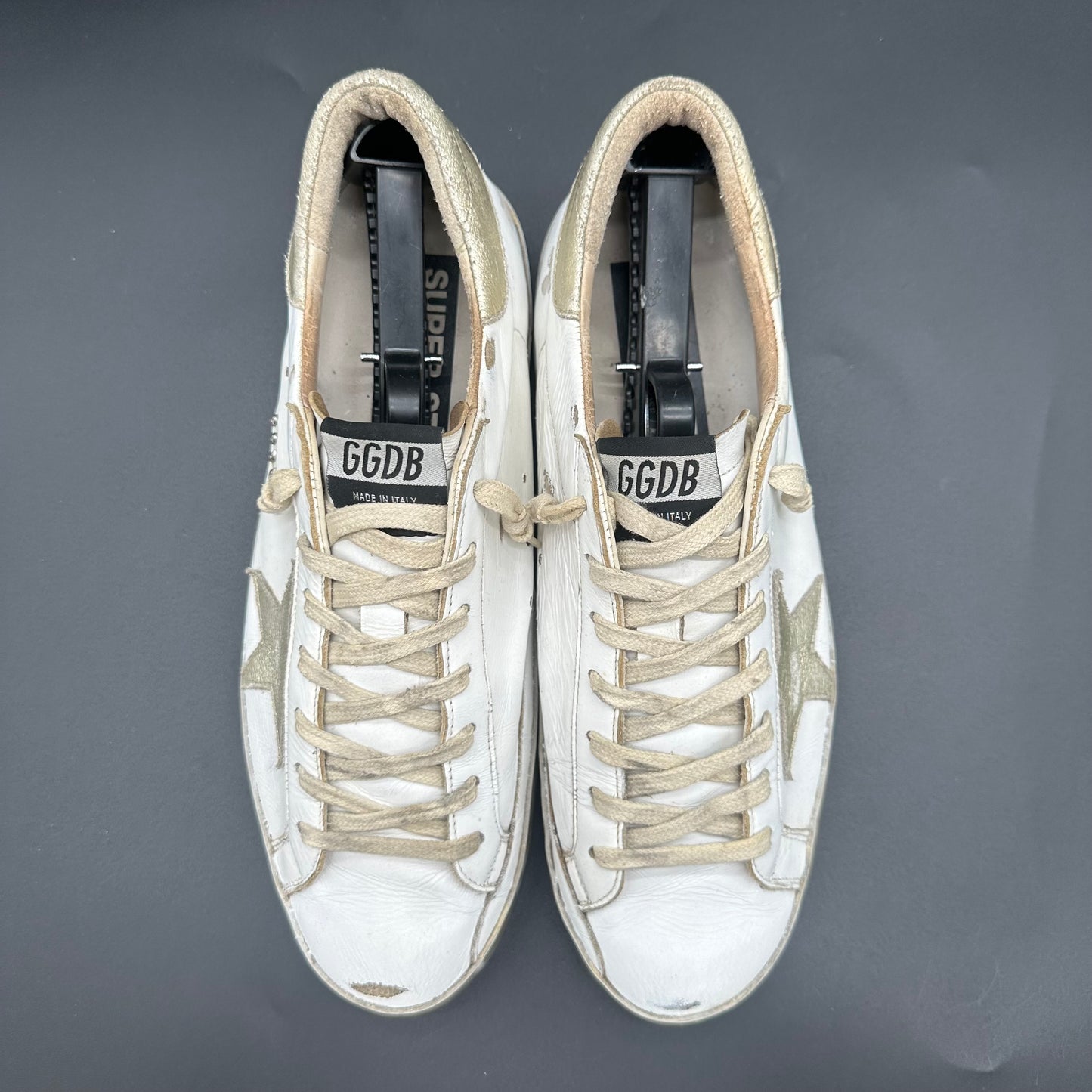 Golden Goose Superstar - Blanc Or C1237