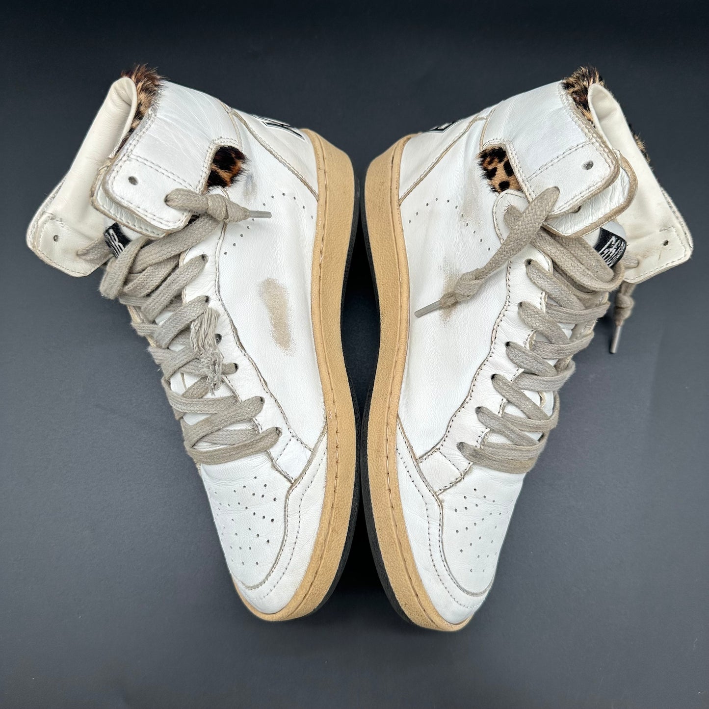 Golden Goose Skystar - Blanc Léopard C1029