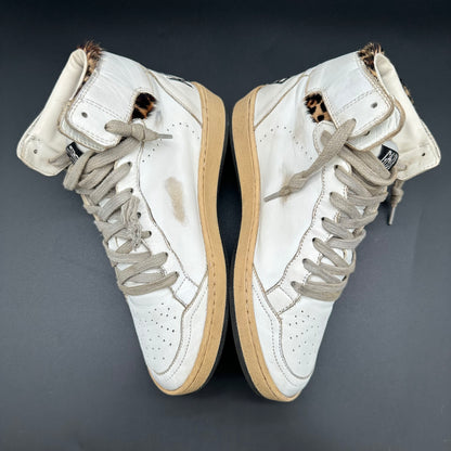 Golden Goose Skystar - Blanc Léopard C1029