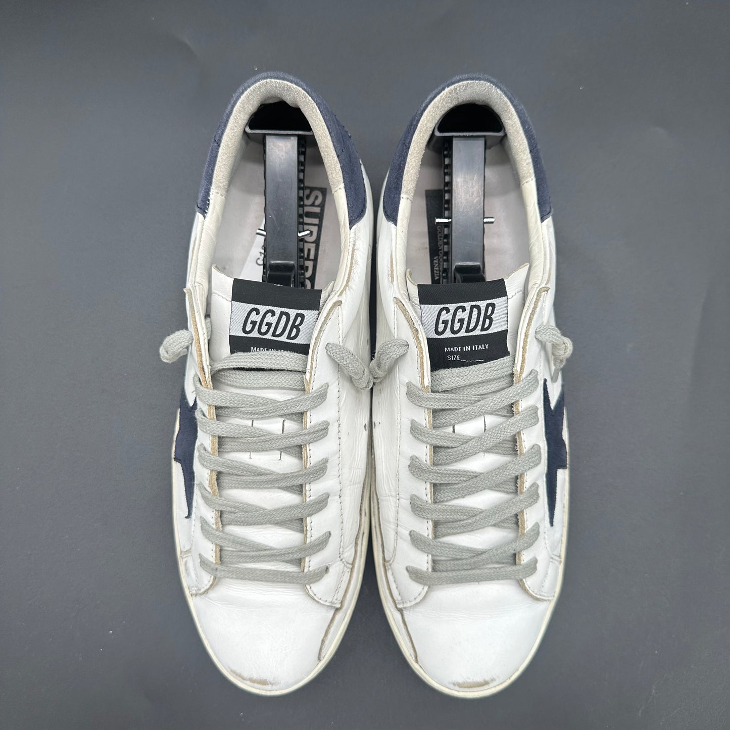 Golden Goose Superstar - Blanc Bleu C1236