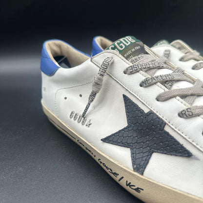 Golden Goose Superstar - Blanc Bleu Noir C1370