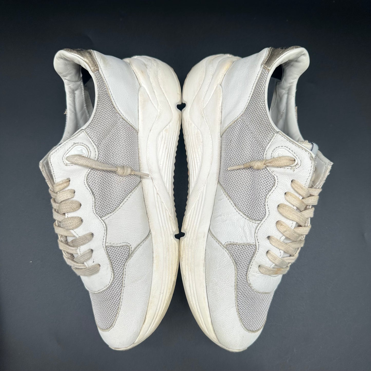Golden Goose Running - Blanc Or C1322