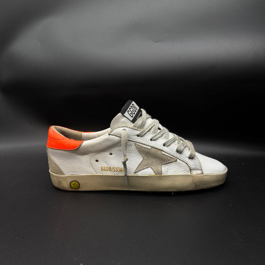 Golden Goose Superstar - Blanc/ Orange ▫️
