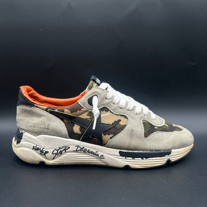 Golden Goose Running - Beige Noir Orange Militaire C1207