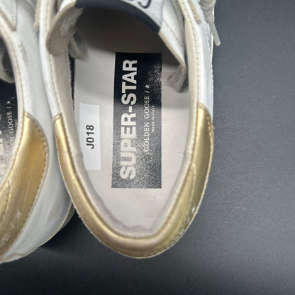 Golden Goose Superstar - Blanc Noir Or J018