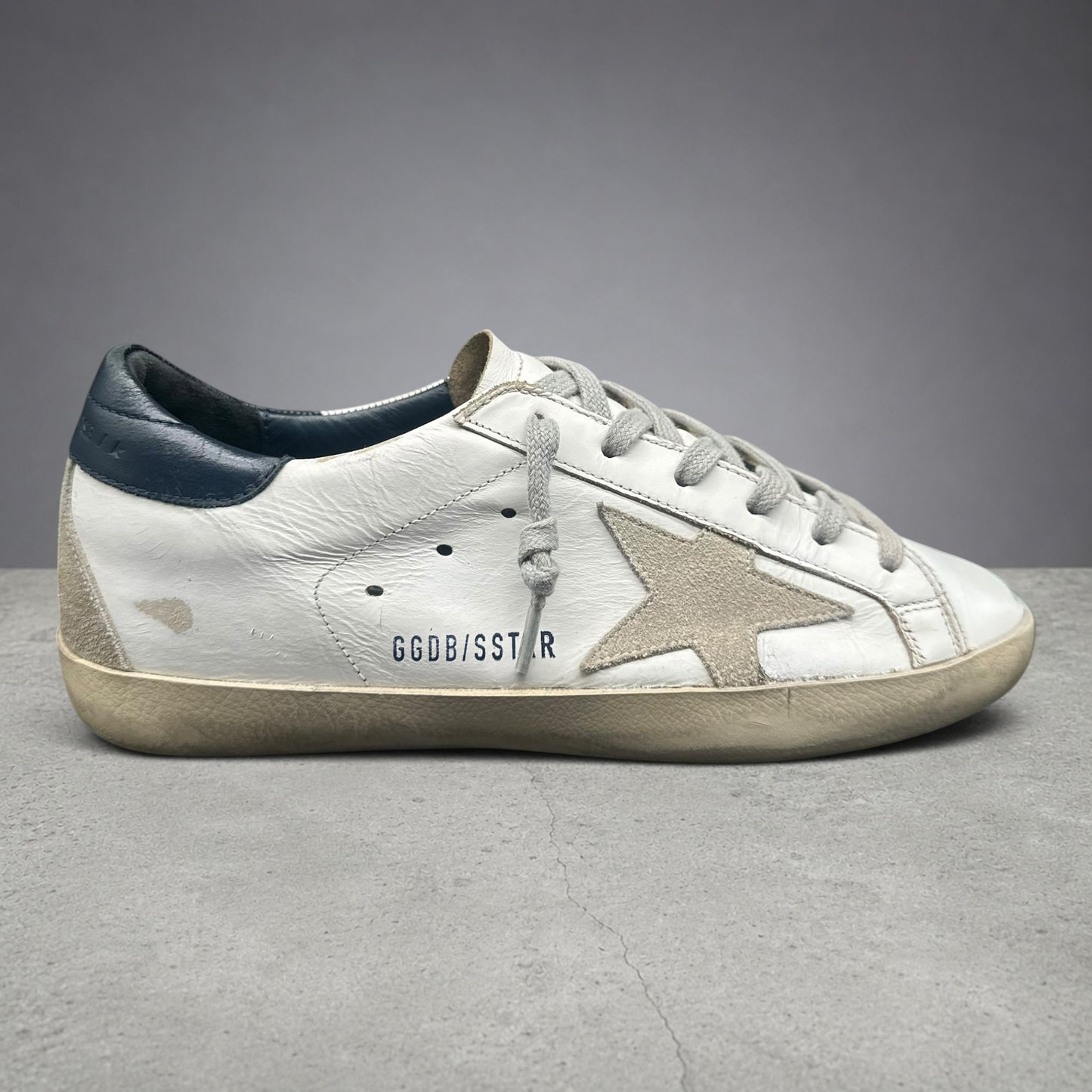 Golden Goose Superstar - Blanc Beige Bleu C1225