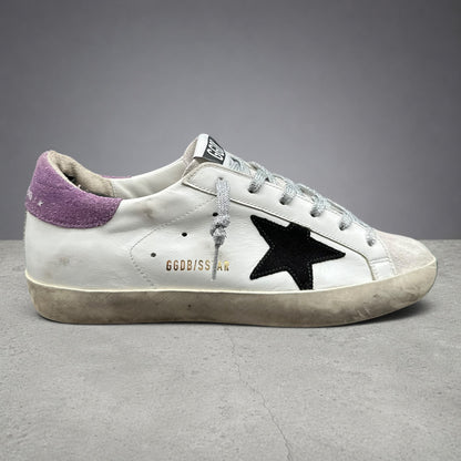 Golden Goose Superstar - Blanc Noir Violet C1355