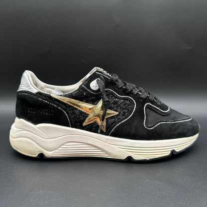 Golden Goose Running - Noir Argent Or K50