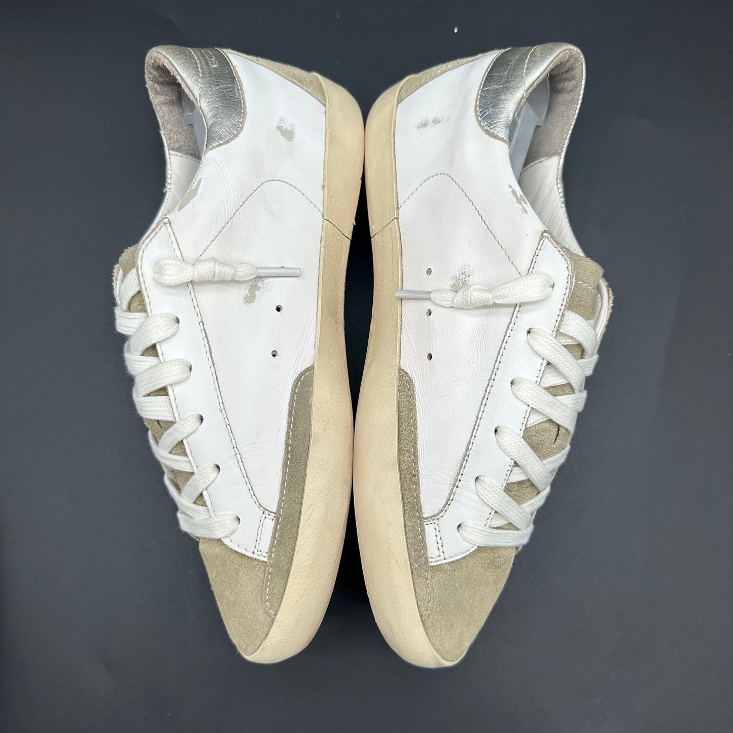 Golden Goose Superstar - Blanc Rose Argent C1310